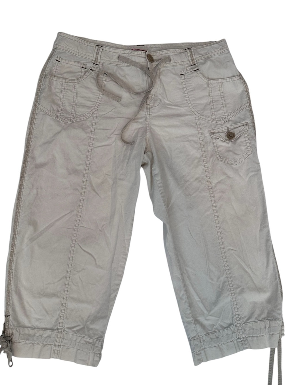 Y2K Unionbay Cargo Utility cargo capri shorts sz 9 M